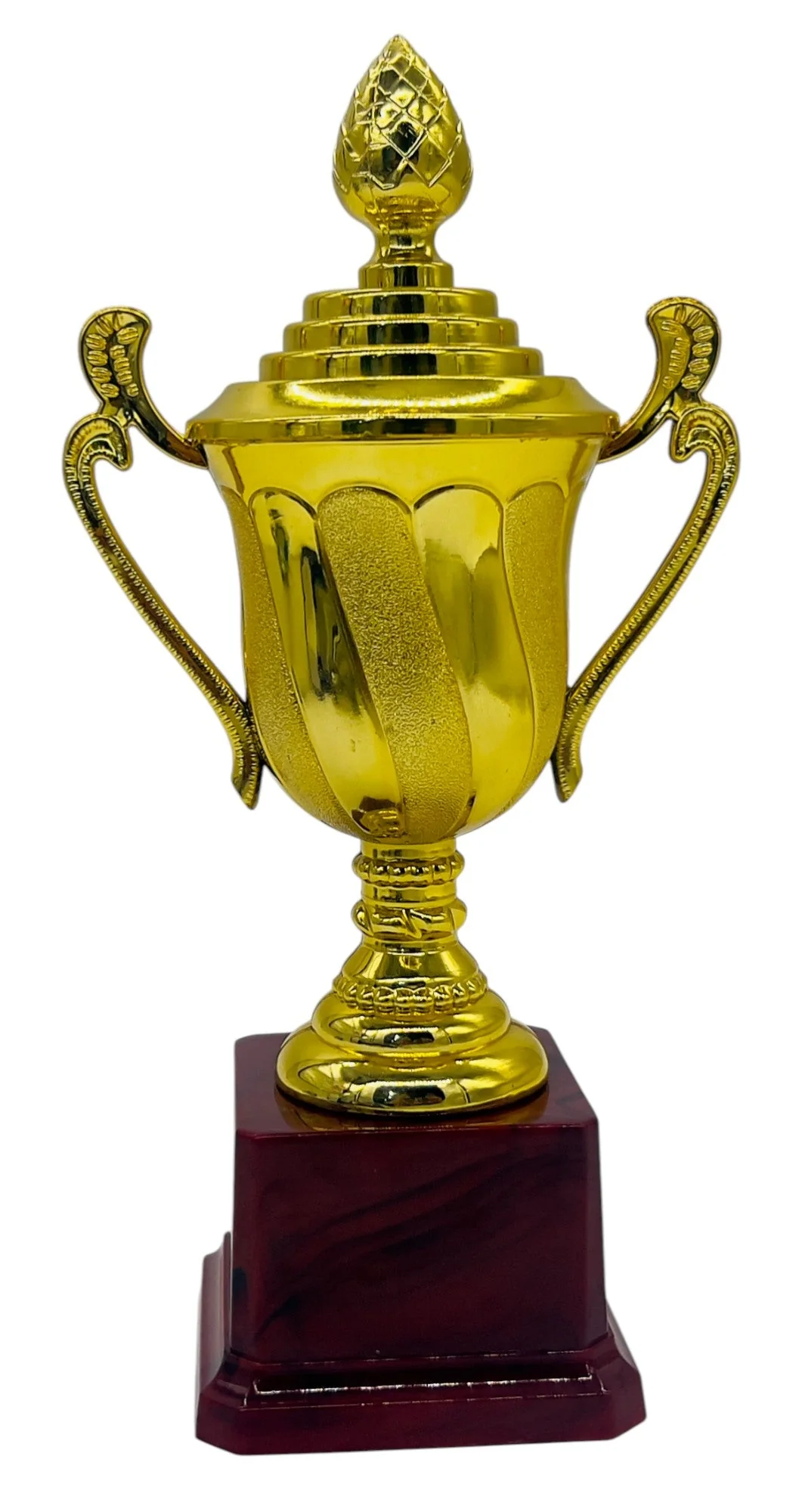 AKDC Gold Metal Trophy 22cm, First prize trophy Sports competition competition children's party suitable to encourage students and children