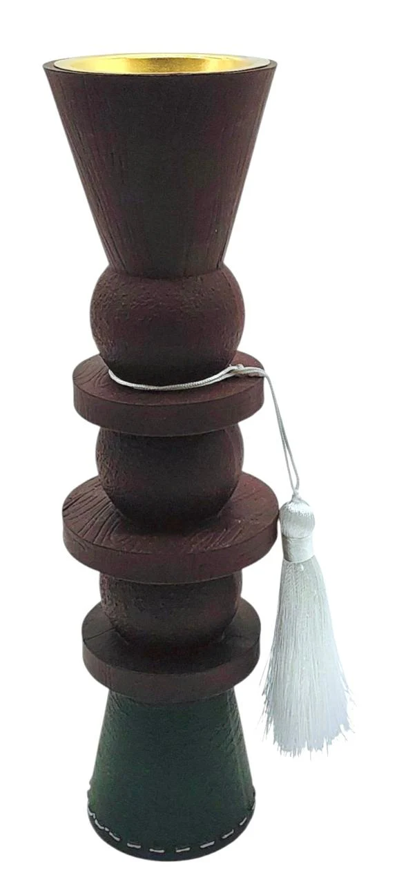 AKDC Incence Burner 24cm*6.5cm, Brown/Dark Green - WW103