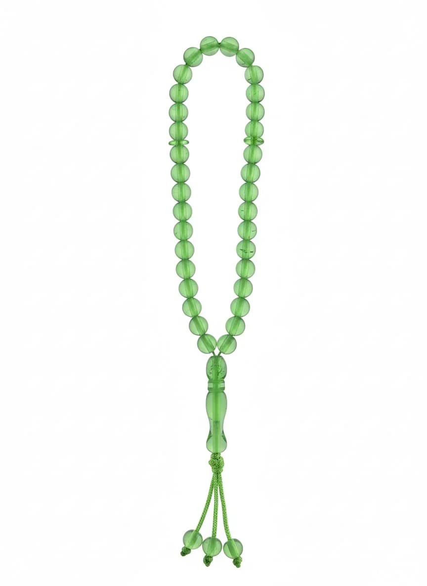AKDC Islamic Prayer Beads (Tasbih) – Small Size, Green Color