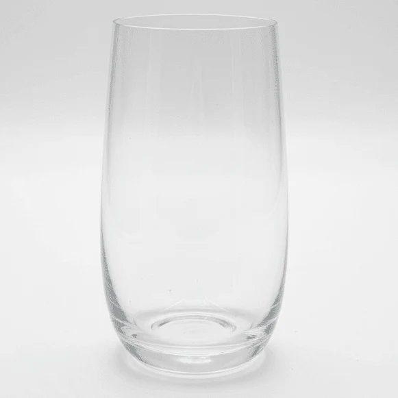 AKDC Large Capacity Clear Glass Tumbler – 525 ml Big Size Drinking Glass for Water, Juice, Beer & Cold Beverages