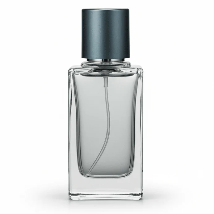 AKDC light tinted grey 30ml glass perfume bottle minimal luxury refillable fragrance container gift