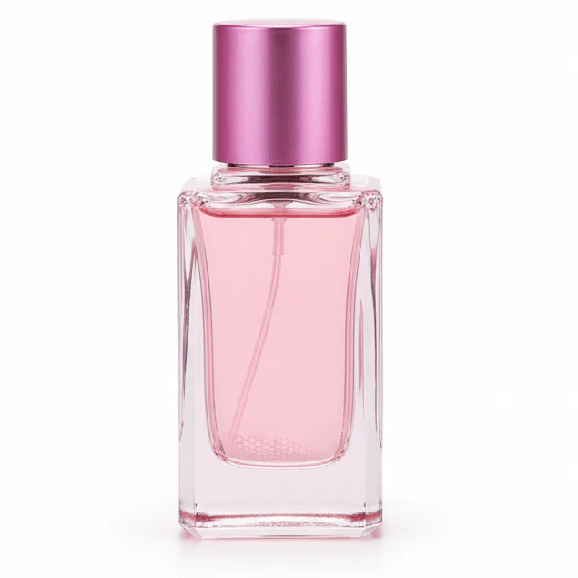 AKDC light tinted red 30ml glass perfume bottle bold luxury refillable fragrance container gift item