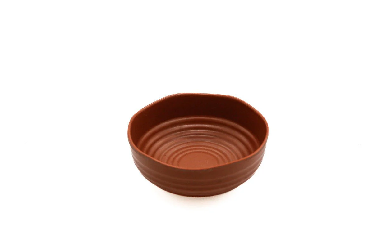 AKDC-Melamine Soup Round Bowl 11.4cm Clay Color - Image 3