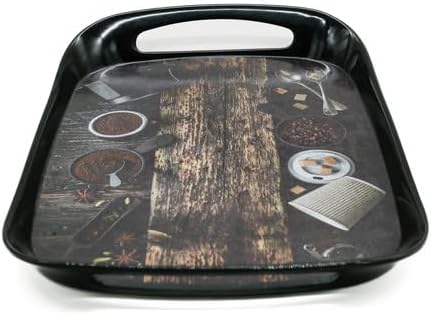 AKDC Melamine Tray 12.25inch length * 9.6inch width Multicolor - Image 2