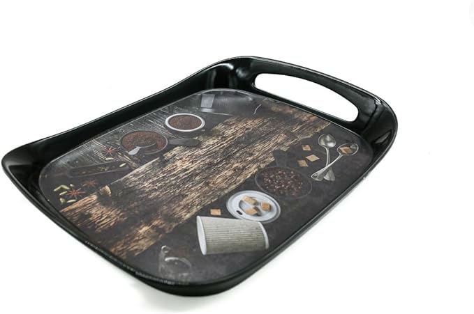 AKDC Melamine Tray 12.25inch length * 9.6inch width Multicolor - Image 3