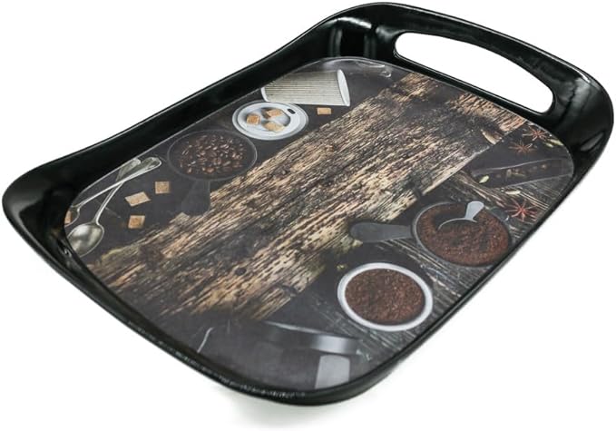 AKDC Melamine Tray  35cm length * 24cm width Multicolor - Image 3