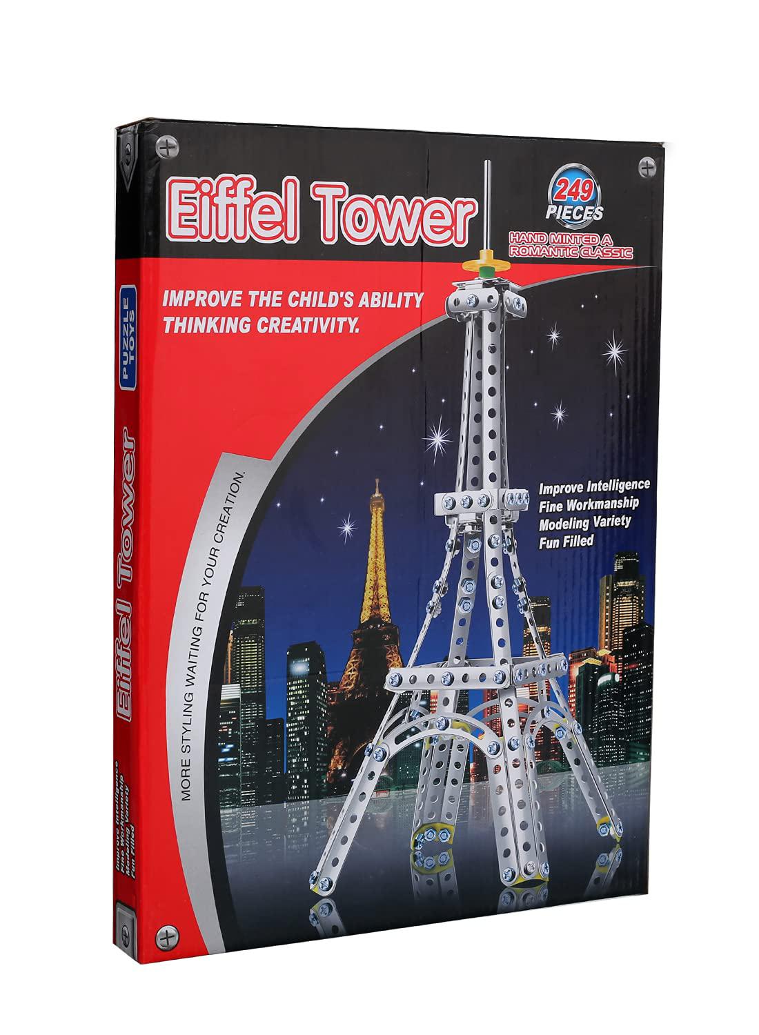 AKDC Metal Eiffel Tower Building Block Set, 249-Pieces, Improve Intelligence & Creativity - Image 2