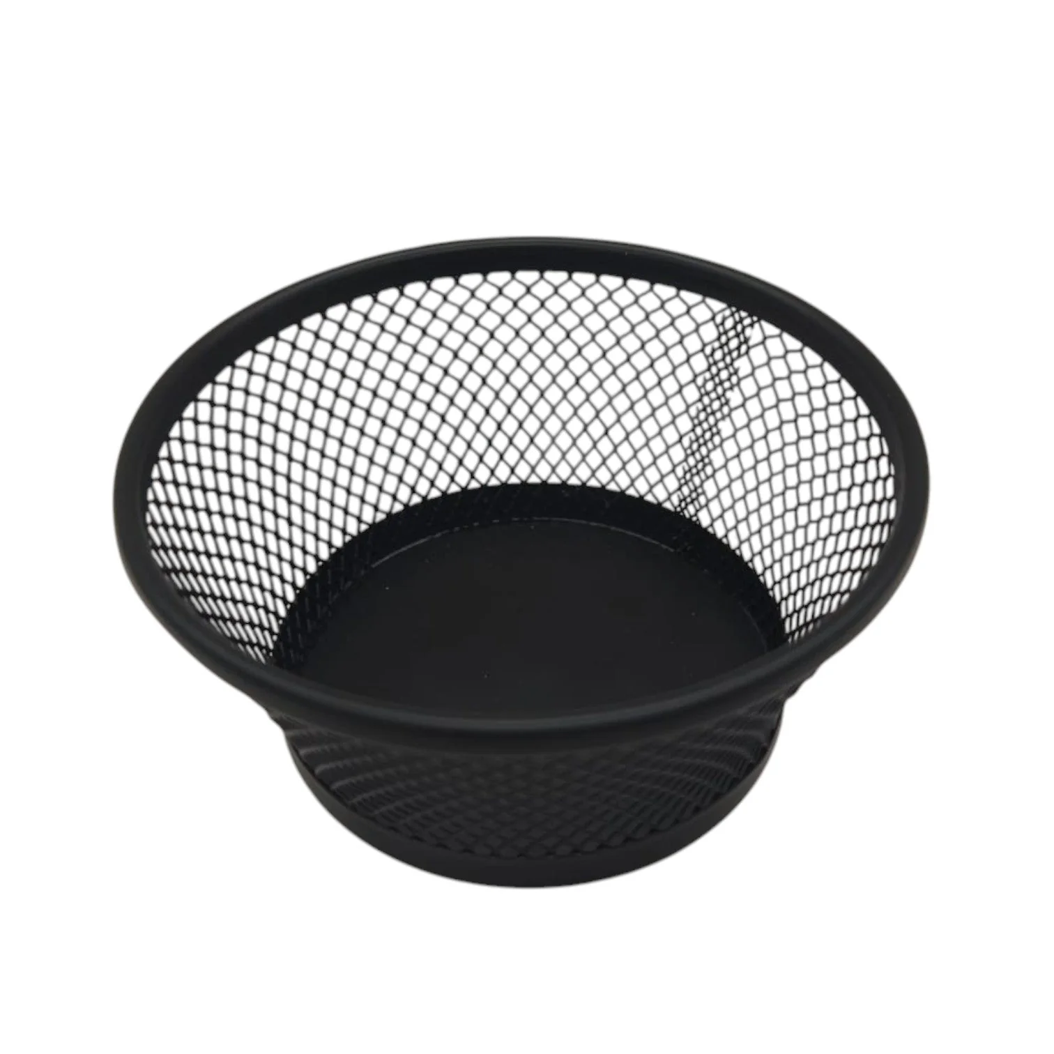 AKDC Metal Mesh Desk Organizer Holder, Size (11X5X8Cm), Bowl Shape-Black Color - Image 4