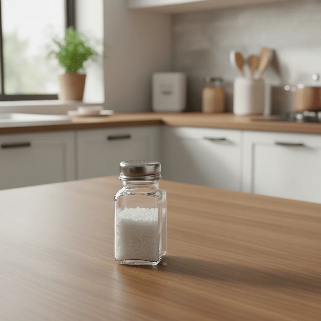 AKDC Mini Clear Glass Salt & Pepper Shaker with Metal Lid for Compact Kitchen & Travel Use – 75ml - Image 2