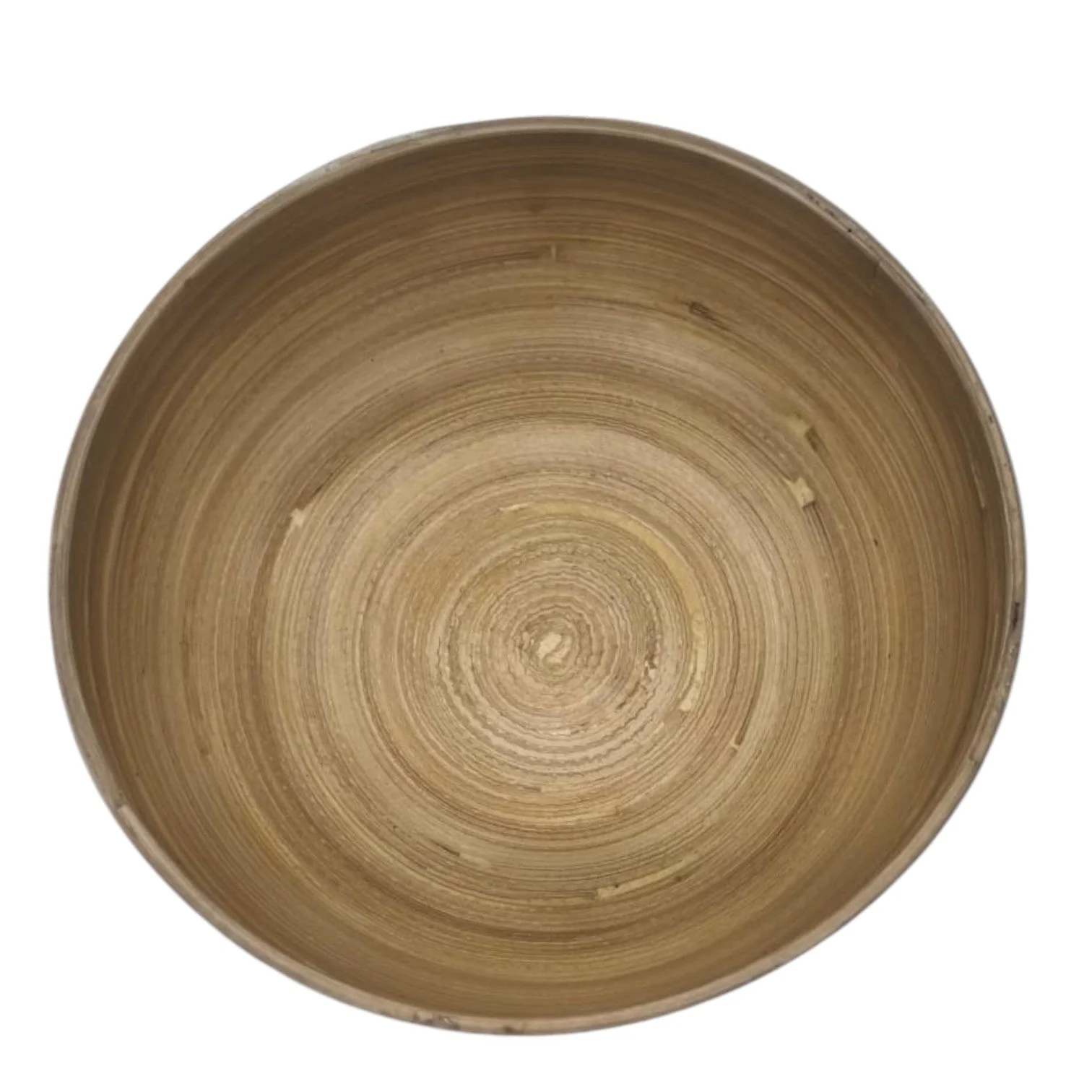 AKDC Modern Bamboo Round Serving Bowl-15cmX6cm-CadetBlue&Bamboo - Image 3