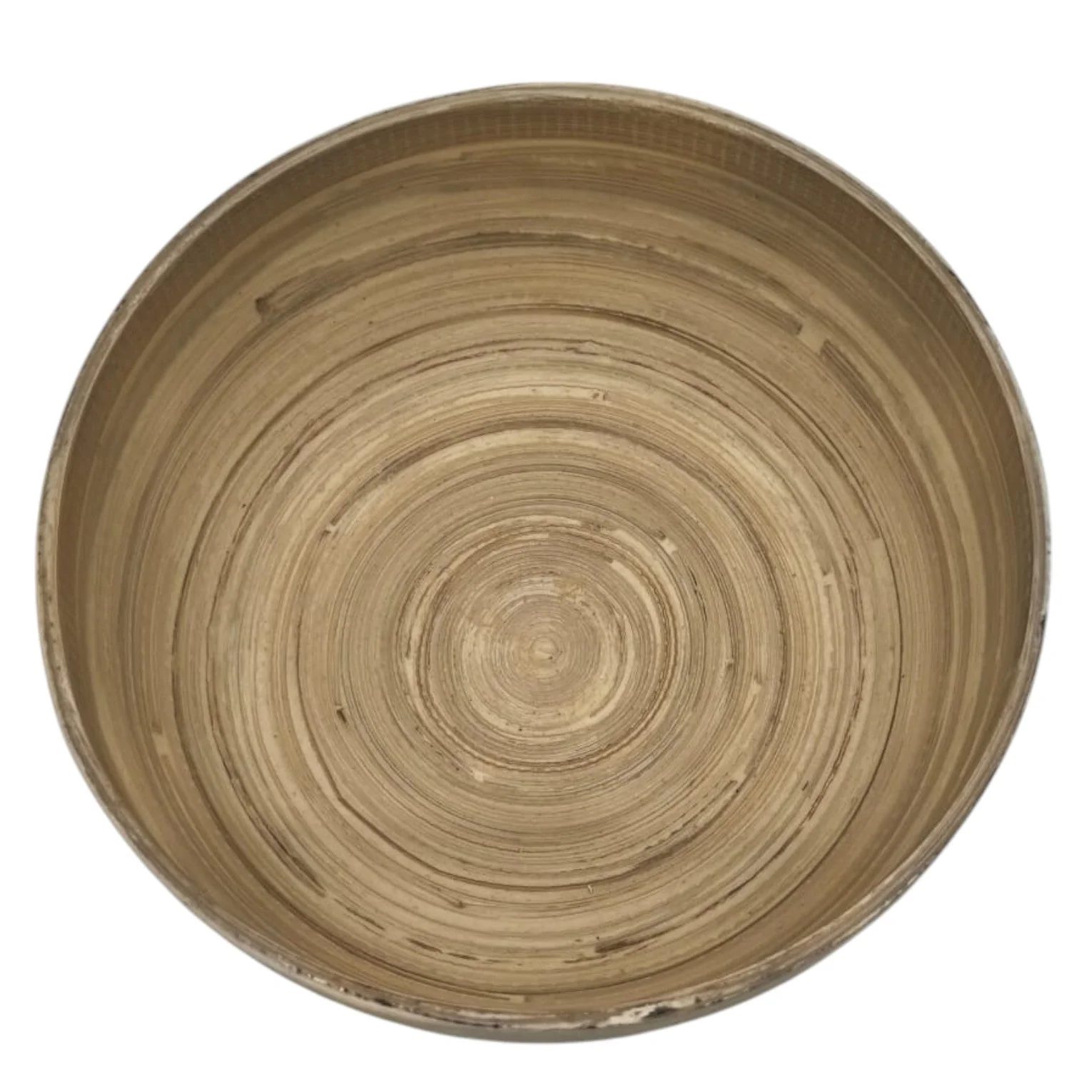 AKDC Modern Bamboo Round Serving Bowl-18cmX8cm-LightGreen&Bamboo - Image 3