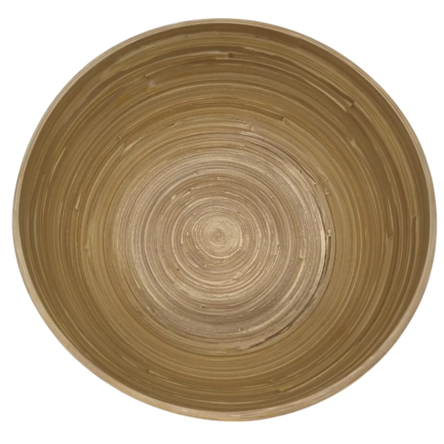 AKDC Modern Bamboo Round Serving Bowl-25cmX12cm-Green&Bamboo - Image 3