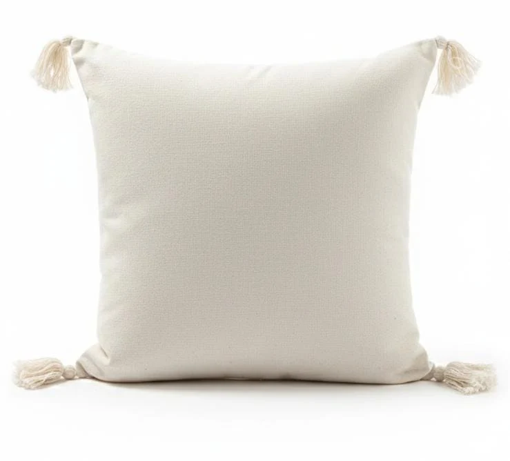 AKDC Modern Black & White Geometric Design Square Cushion – Premium Cotton Upholstery, 45×45 cm - Image 2