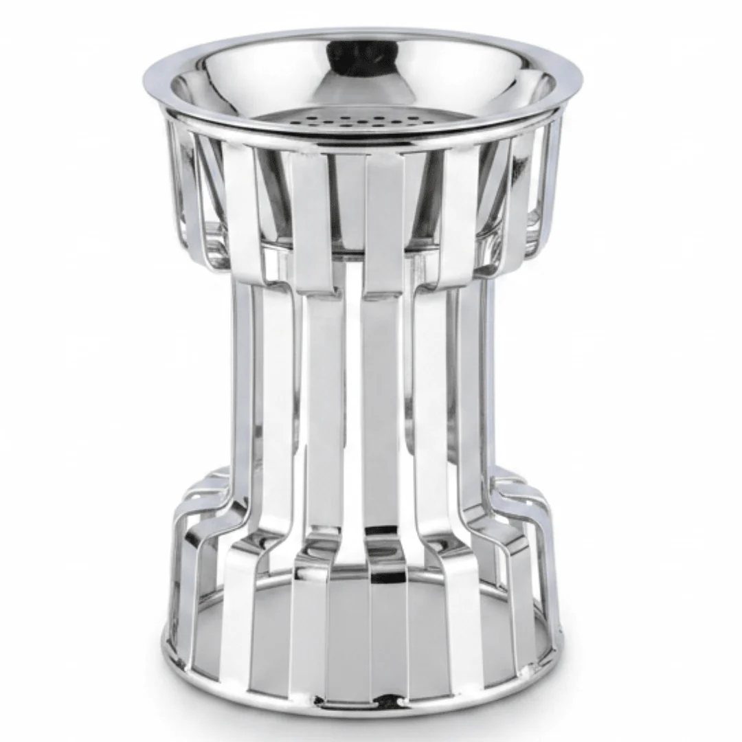 AKDC Modern Decorative Stainless Steel Incense Burner Holder – Elegant Home Fragrance Accessory – 16 × 11 cm