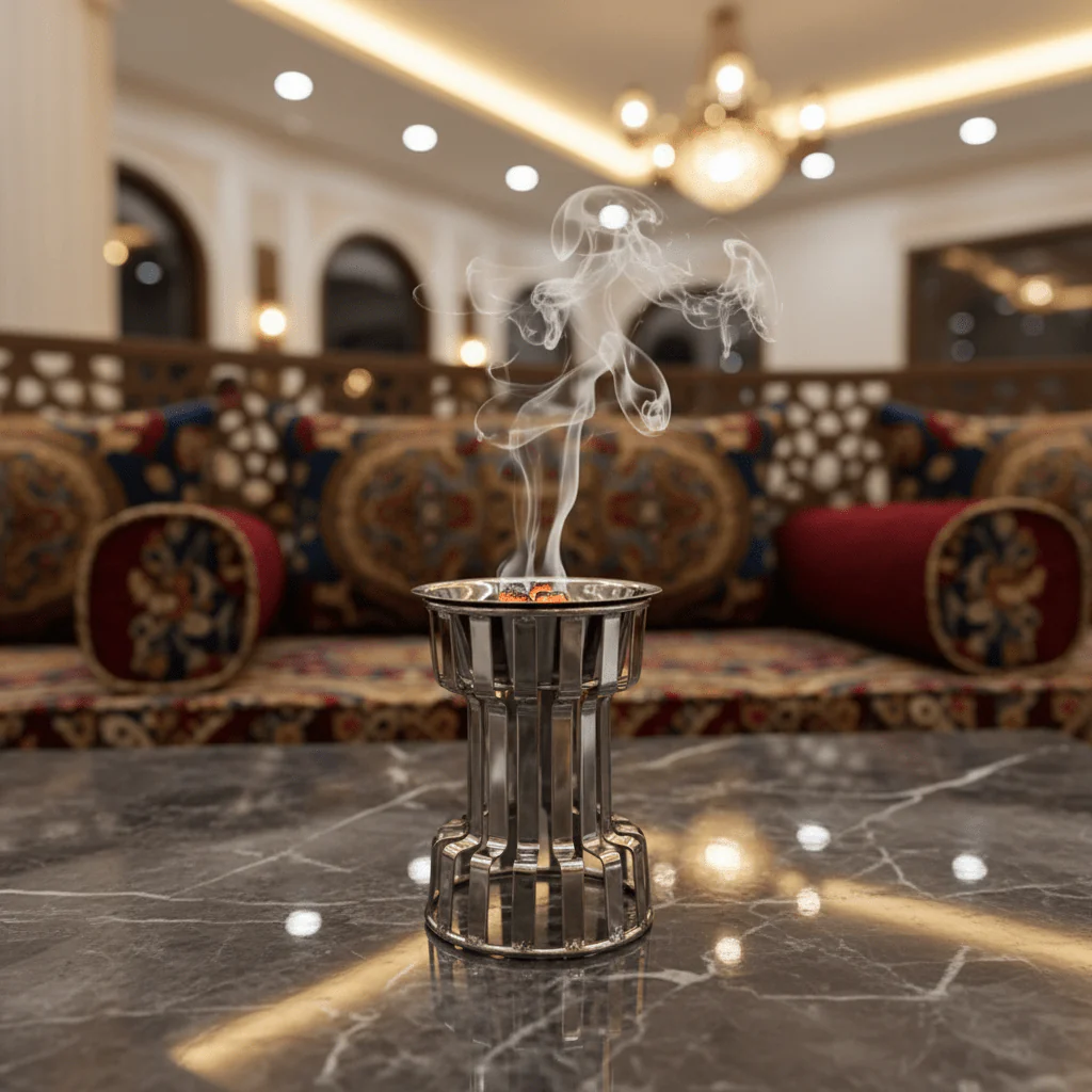 AKDC Modern Decorative Stainless Steel Incense Burner Holder – Elegant Home Fragrance Accessory – 16 × 11 cm - Image 2