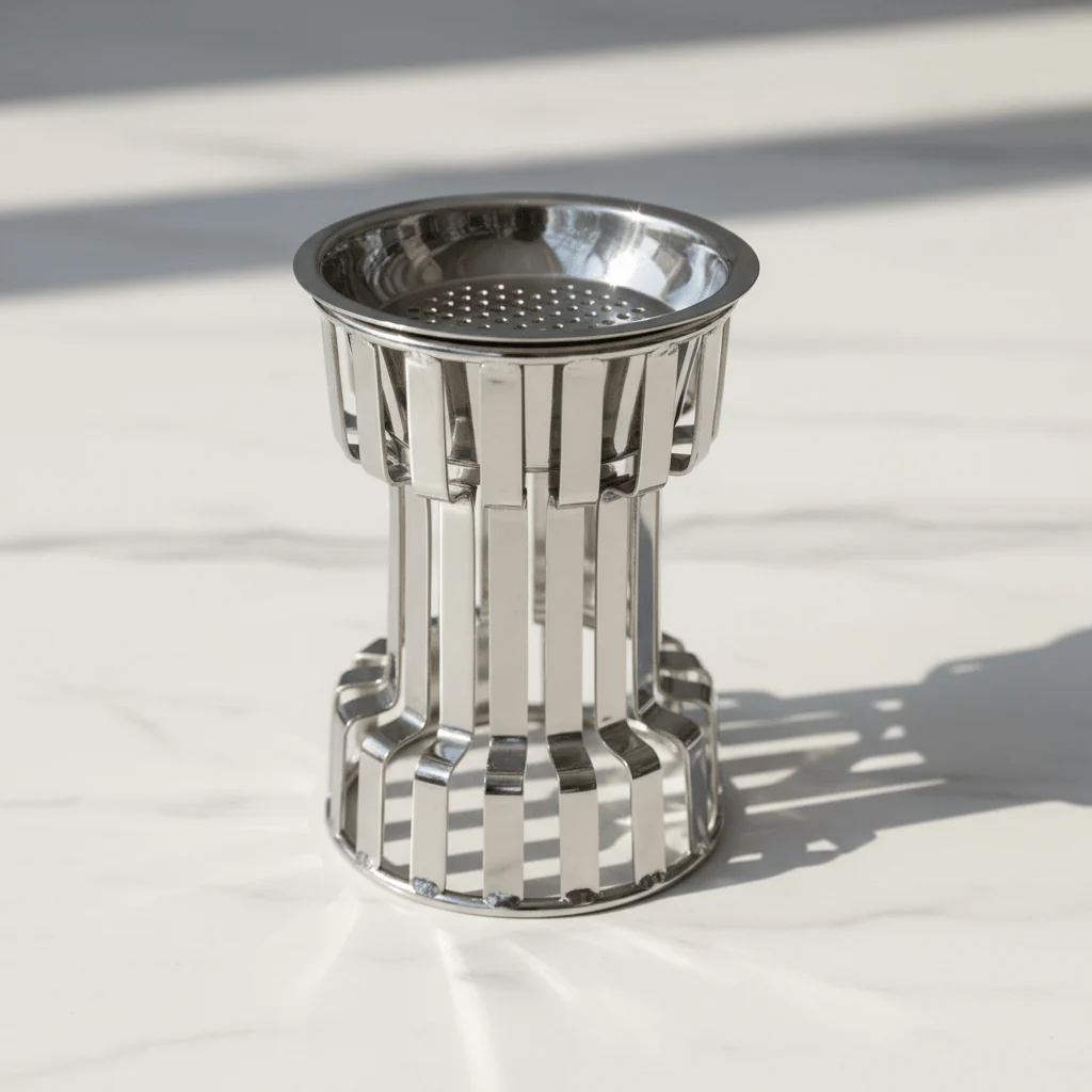 AKDC Modern Decorative Stainless Steel Incense Burner Holder – Elegant Home Fragrance Accessory – 16 × 11 cm - Image 3