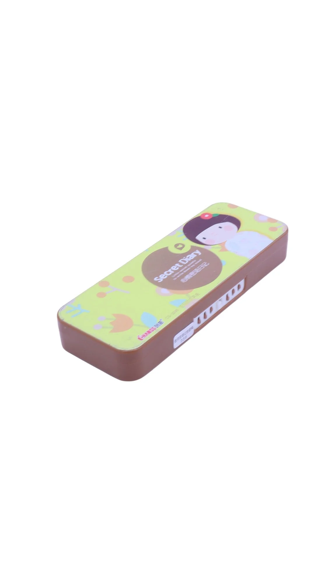 AKDC Pencil Case with Password 356 Brown Metal