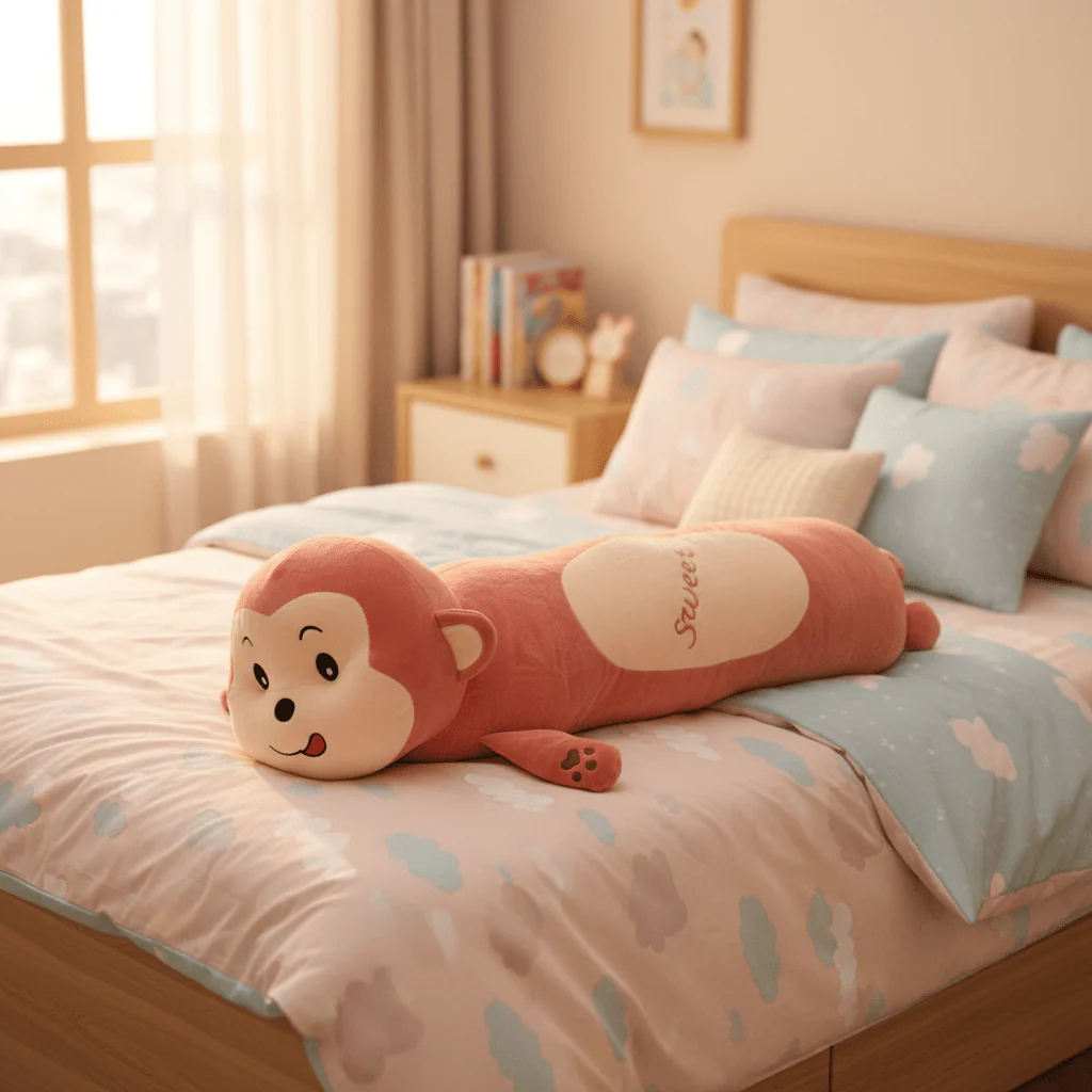 AKDC Pink Soft Plush Toy 55cm Large Cute Stuffed Animal Toy Gift for Kids Bedroom Decor - Image 2
