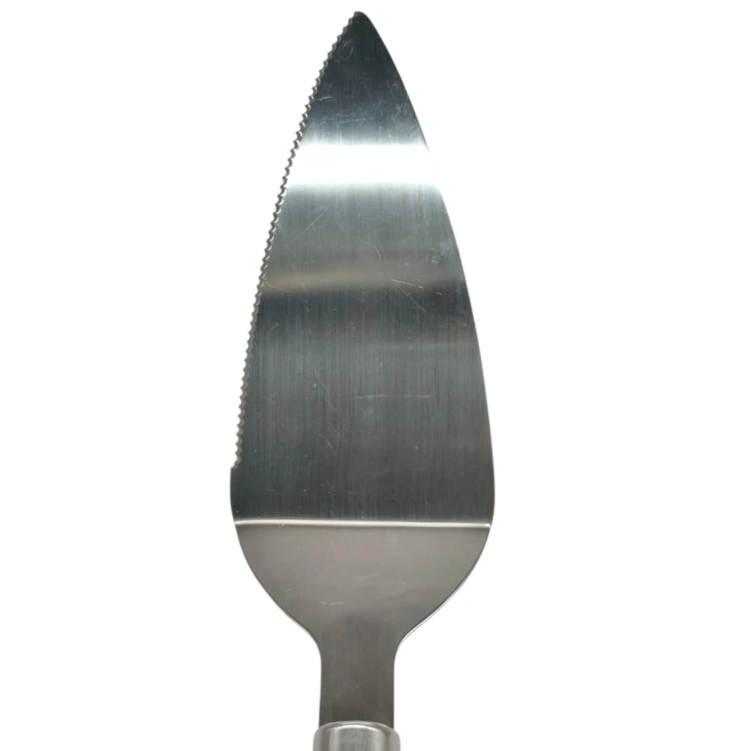 AKDC Pizza Spatula Wooden Handle Shovel Stainless Steel Pizza Server, Cheese Spatula Kitchen Baking Tool, Kitchen Baking Tool Triangular Spade Spatula for Pizza Cake-26cmX6cm-Wooden&Steel - Image 5