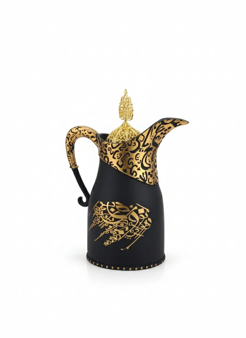 AKDC POP Decorative Incense Burner – Kettle Shape – Black – 23 cm Modern Home Fragrance Burner