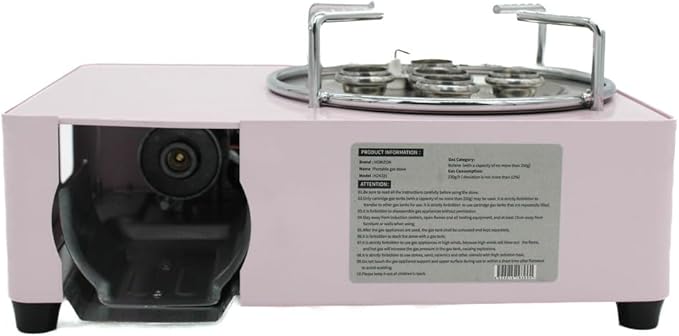 AKDC Portable Gas Stove - Compact and Efficient Cooking Solution- purple - Image 3