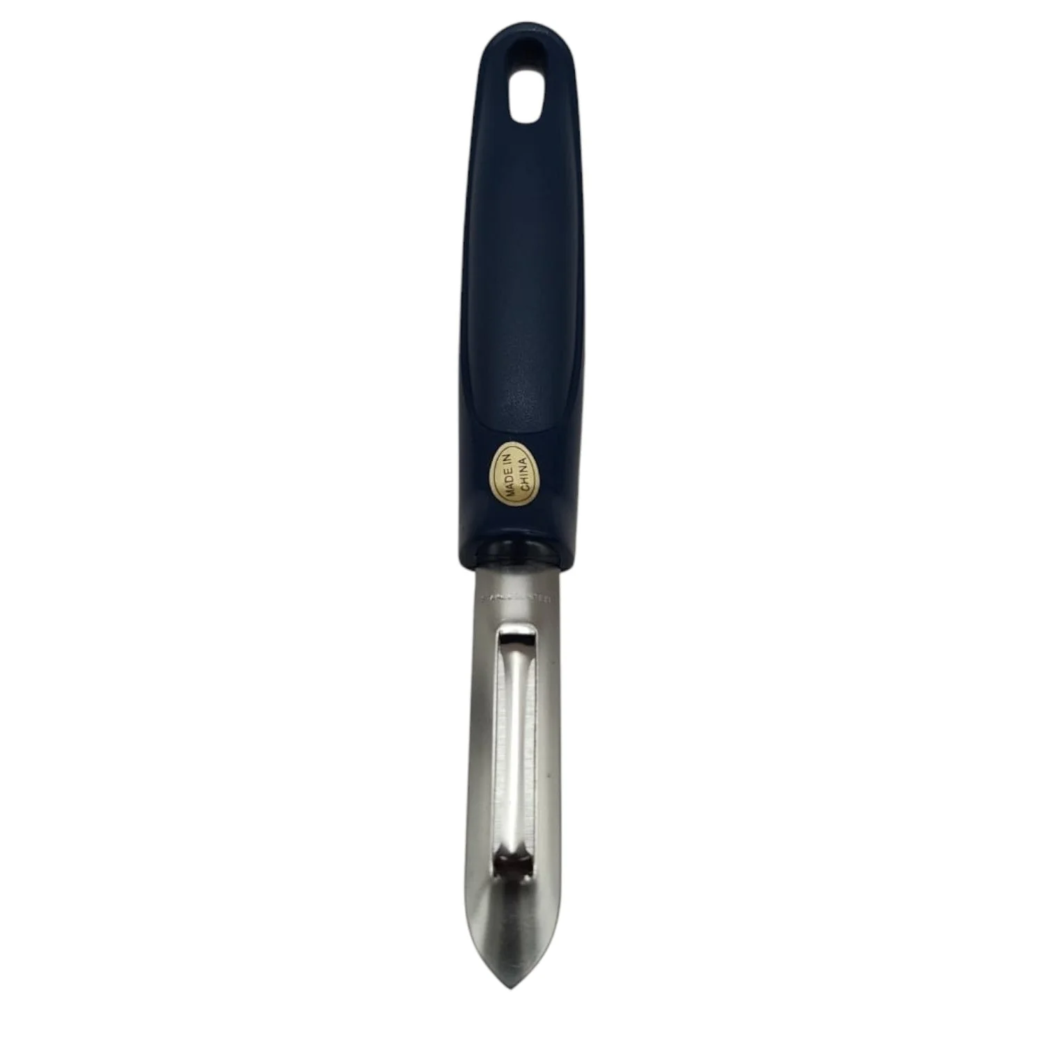 AKDC Potato Peeler with Stainless Steel Blade Plastic Handle-20cm-Blue&Steel