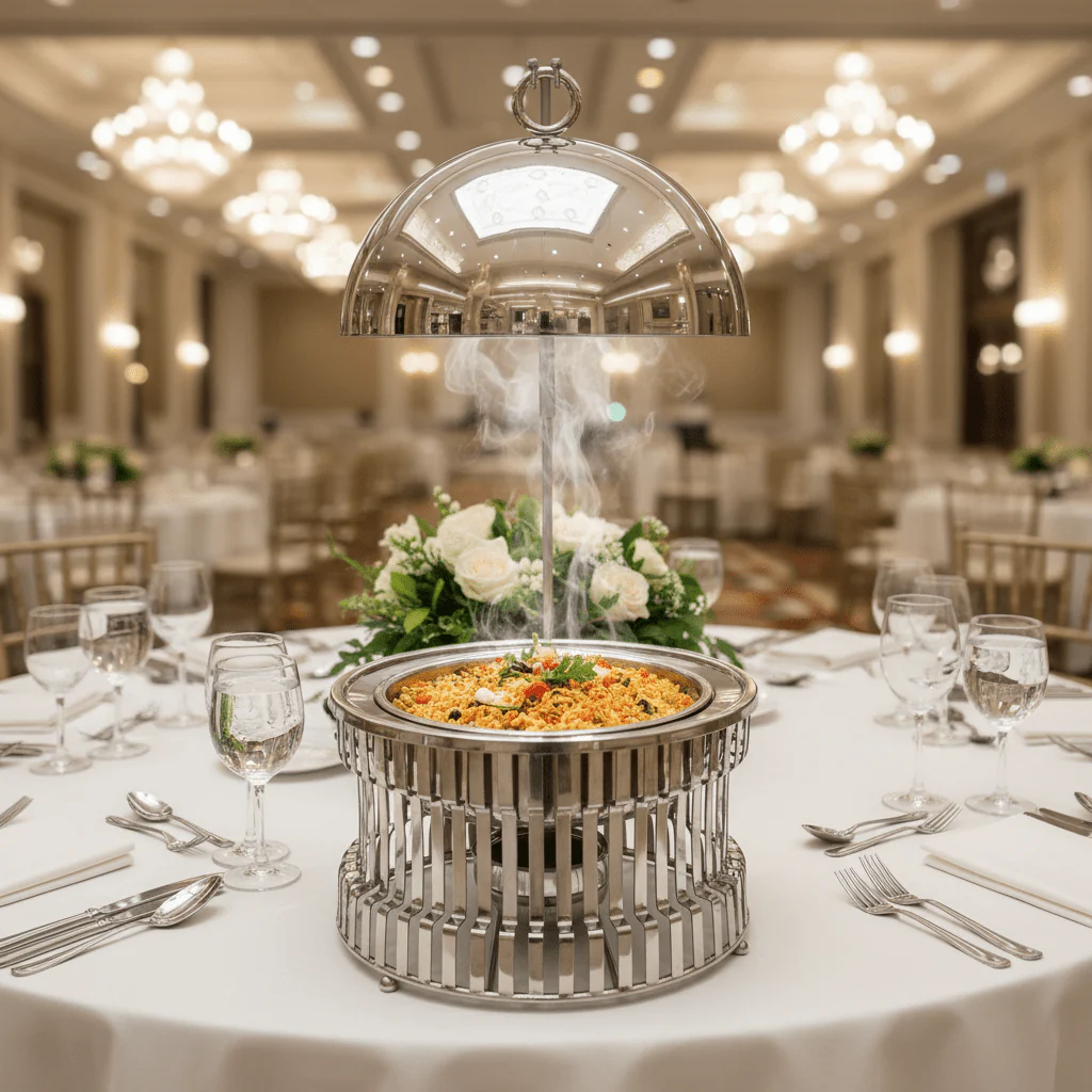 AKDC Professional Stainless Steel Chafing Dish for Buffet Setup & Catering Use – 2.5 L - Image 3