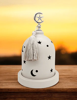 AKDCÂ Ramadan Kareem Dacoration Metal Incense Burner 20cm - Image 4