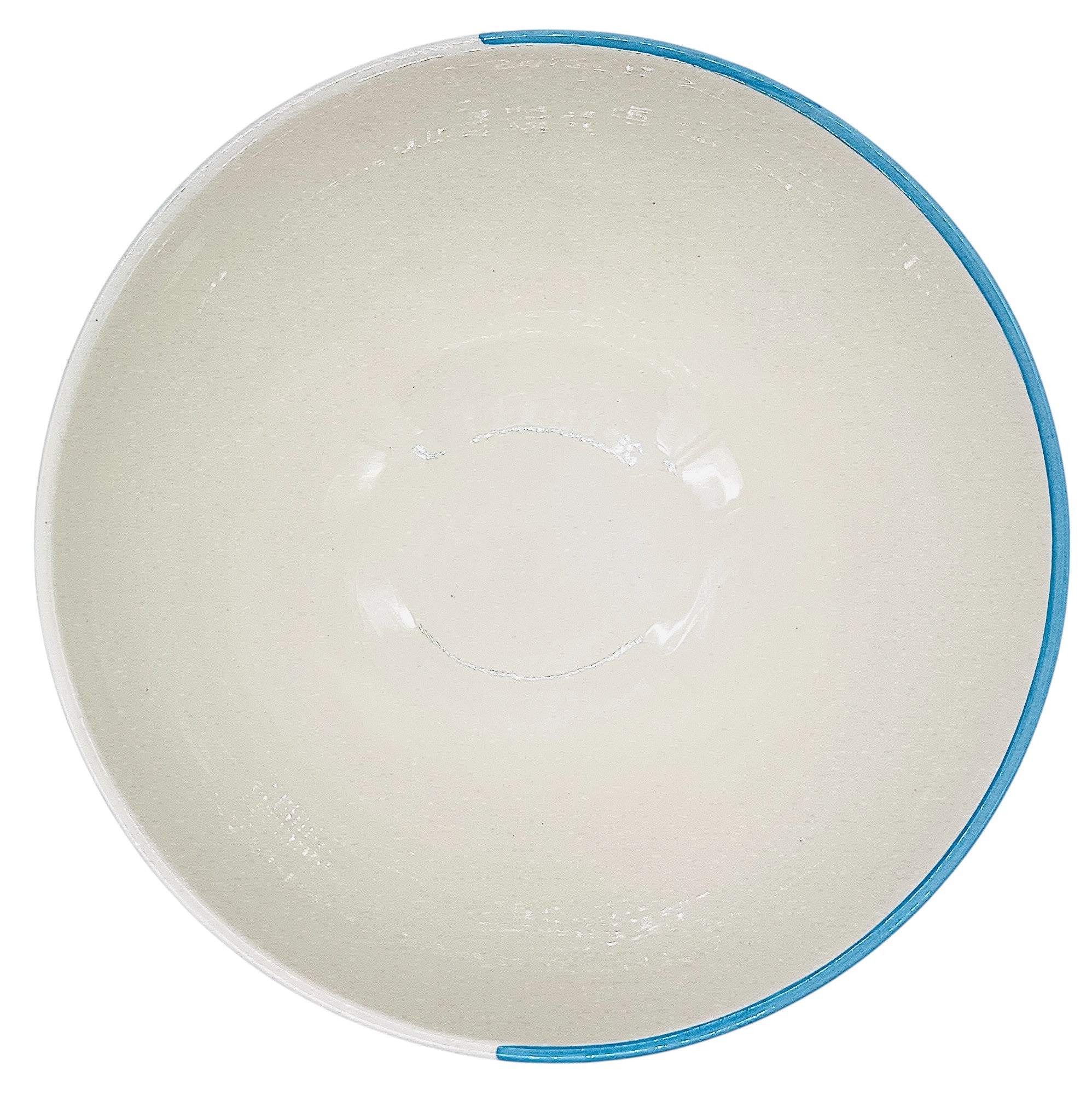 AKDC Round Ceramic Salad Bowl 30cm*14cm, Sardine Blue - Image 3