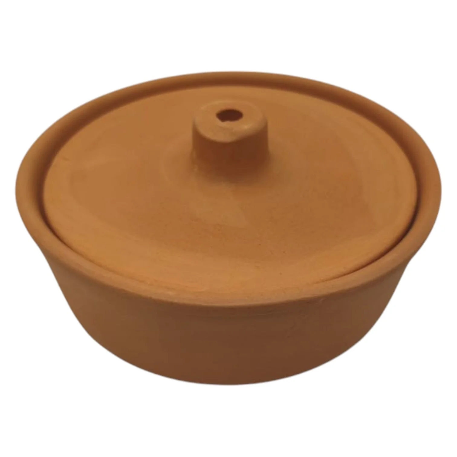 AKDC Round Clay Mini Casserole With Lid Traditional-400ML-Clay