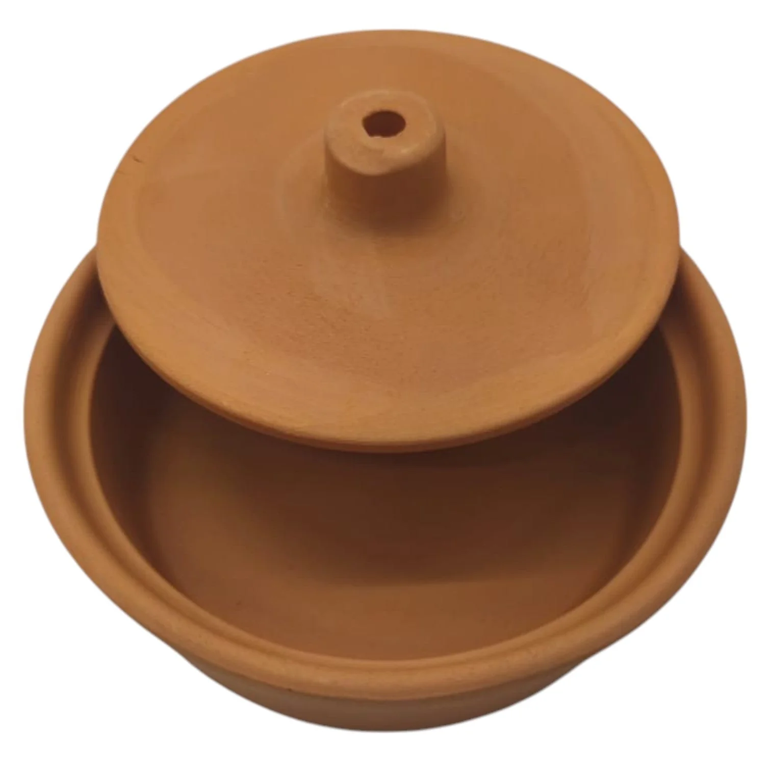 AKDC Round Clay Mini Casserole With Lid Traditional-400ML-Clay - Image 3