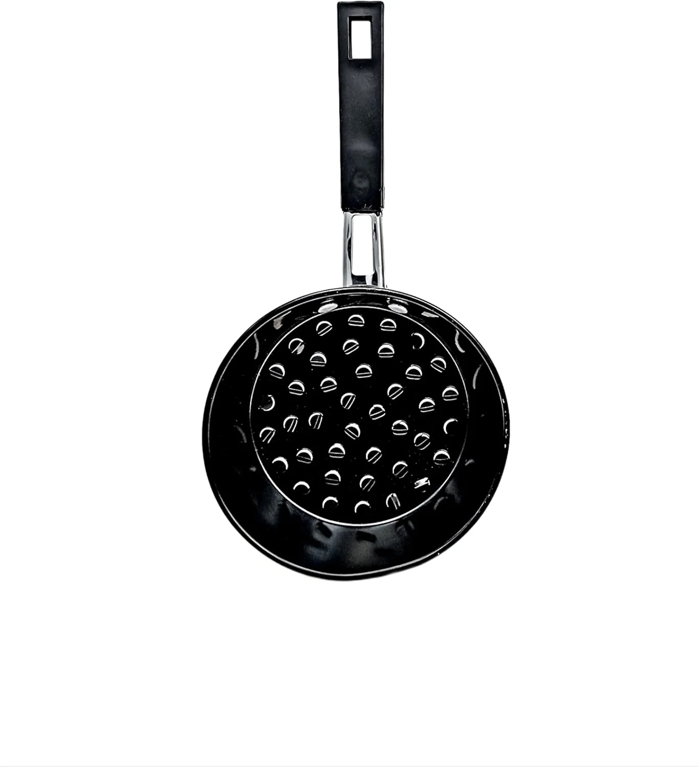 AKDC Round Shape Charcoal Holder With Wooden handle Comfort Grip Basket Charcoal Briquet/Charcoal Fuel Holders, Charcoal Baskets For Camping Hiking Outdoor use - Image 5