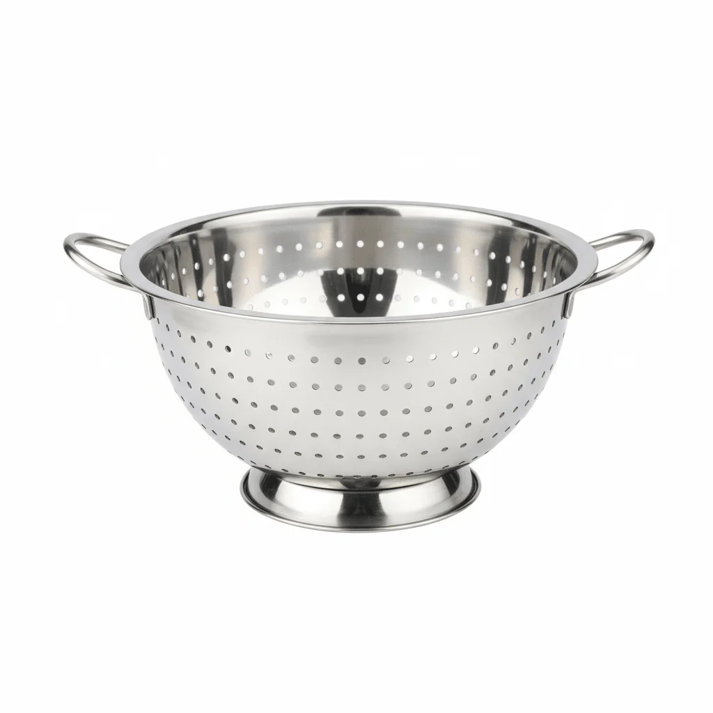AKDC Round Stainless Steel Colander With Handle-27cm