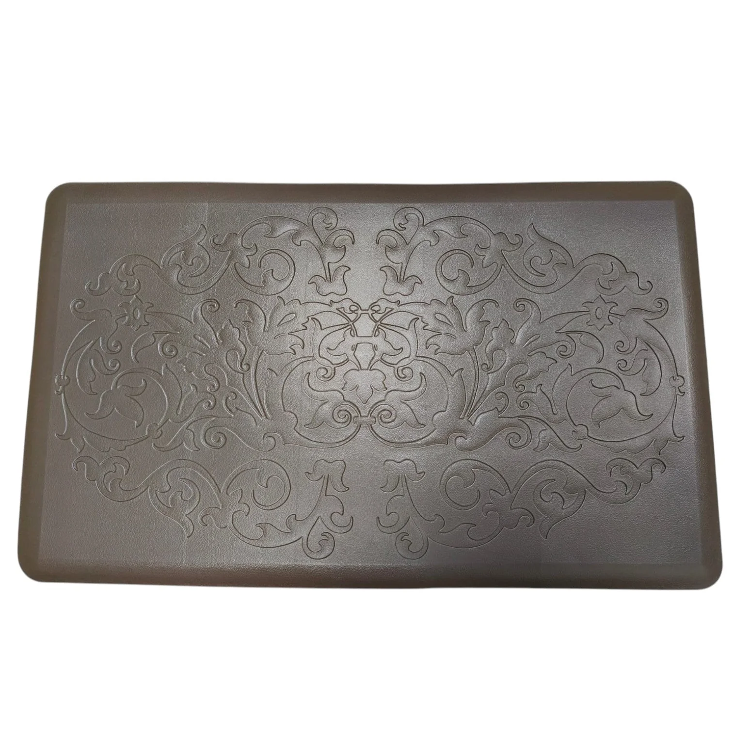 AKDC Silicone Door Mats for Bathroom Laundry Room-75cmX45cm-(Brown)