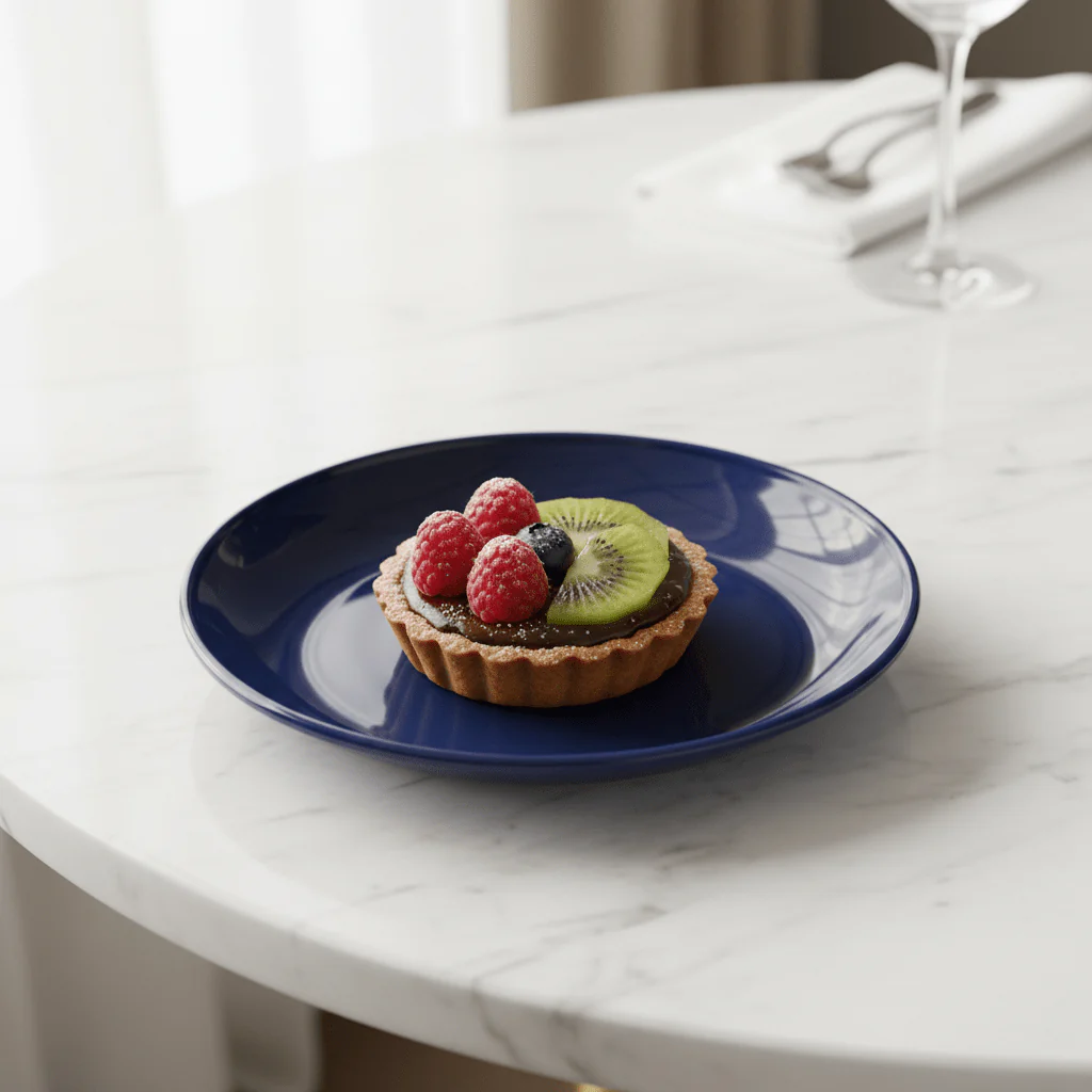 AKDC Small Plastic Dessert Plate – 15 cm (Assorted Colors) - Image 3