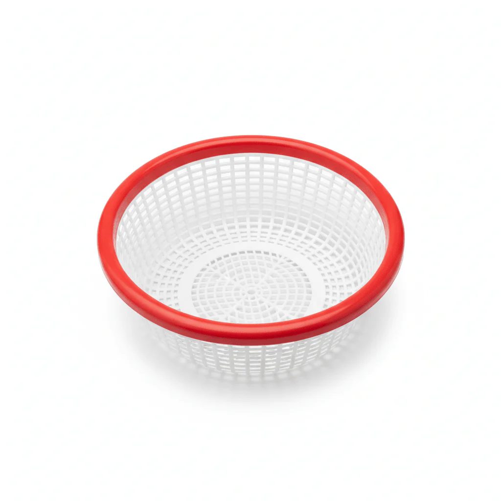 AKDC Small Round Plastic Colander – 23cm (Assorted Colors)