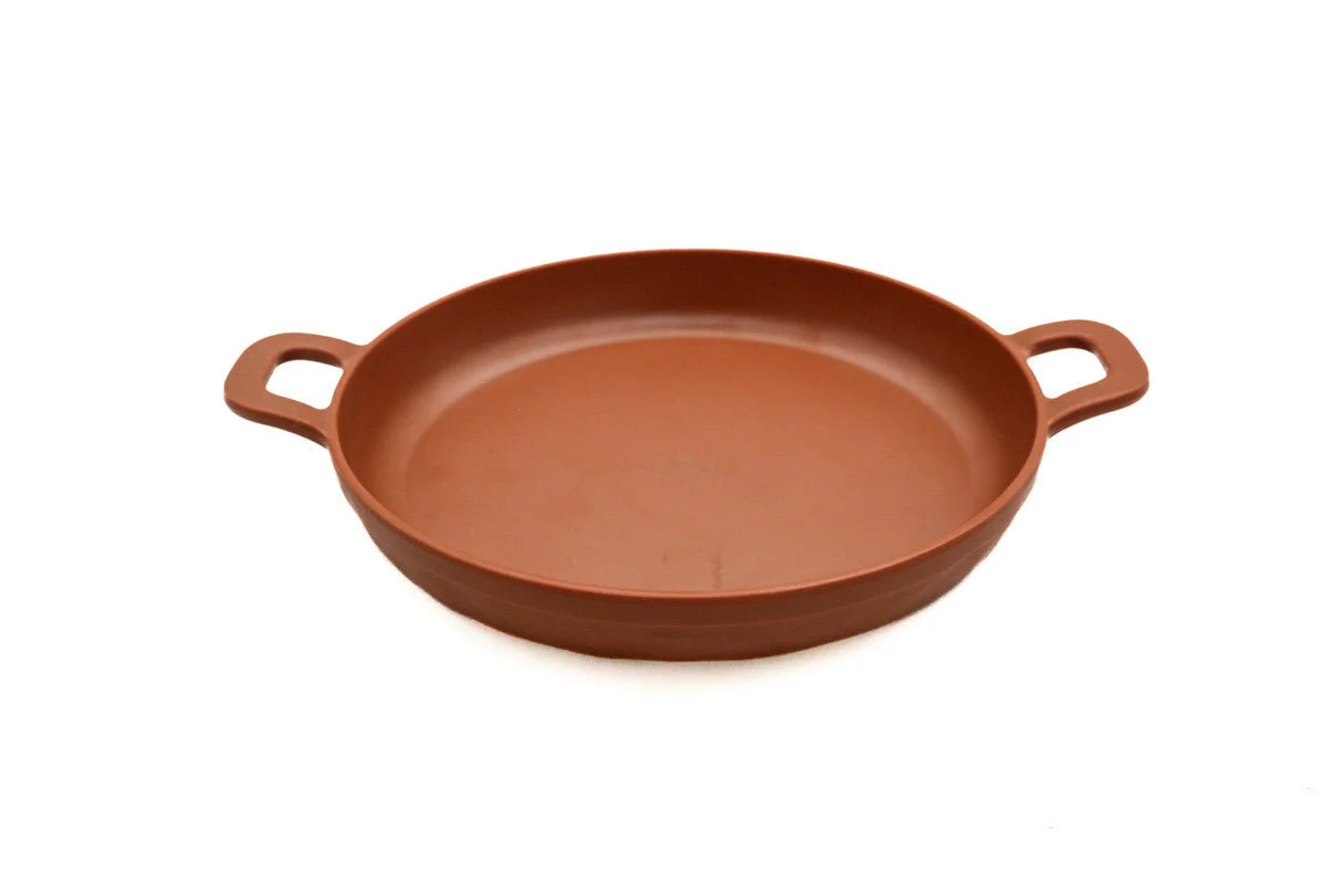 AKDC-Srv Trcot Round Serving Dish 19.1cm clay color - Image 3