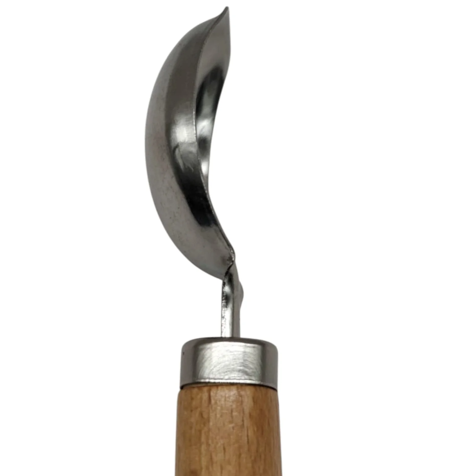 AKDC Staineless Steel Ice Cream Scoop With Acacia Wood Handle-18cmX4cm-Wooden&Steel - Image 4