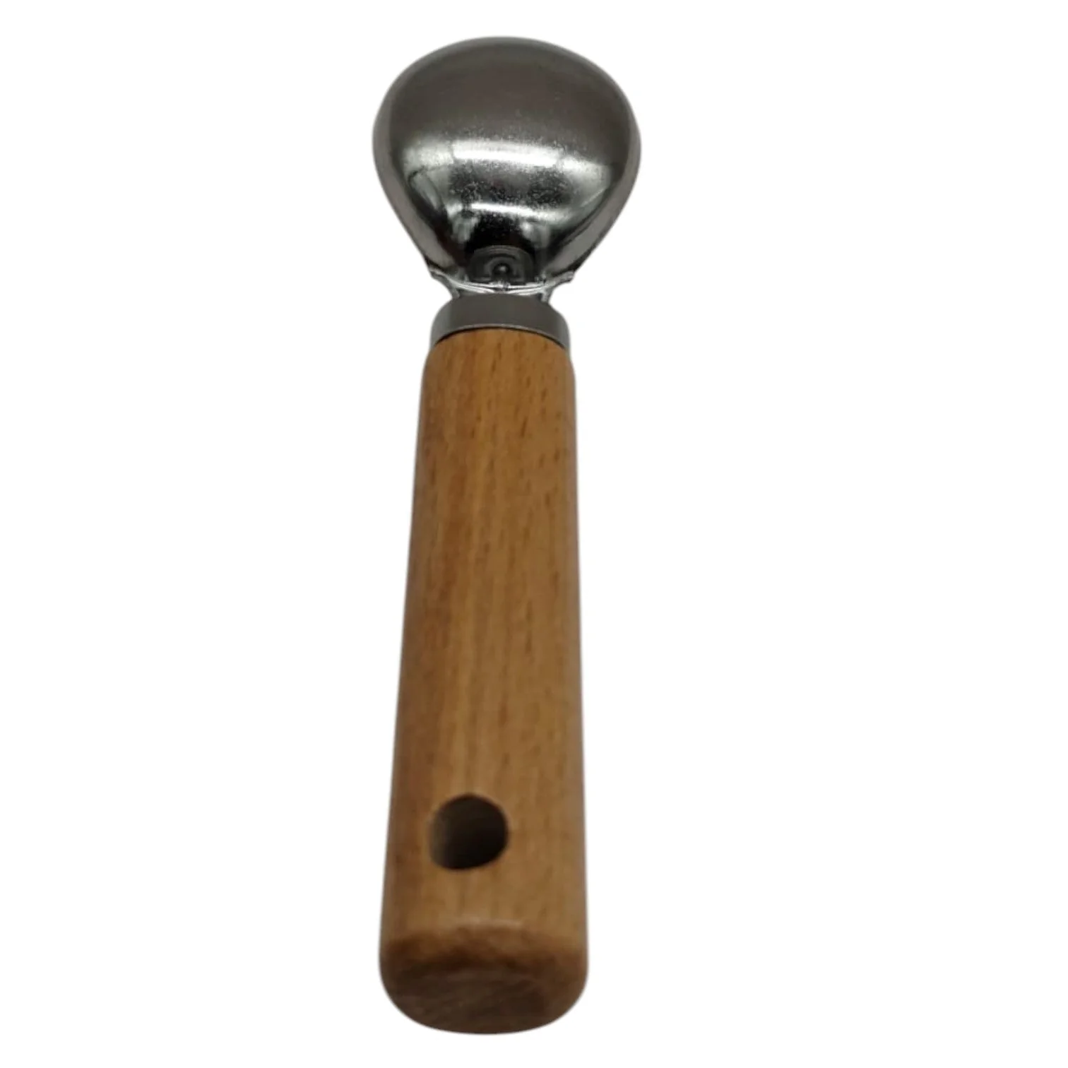 AKDC Staineless Steel Ice Cream Scoop With Acacia Wood Handle-18cmX4cm-Wooden&Steel - Image 5