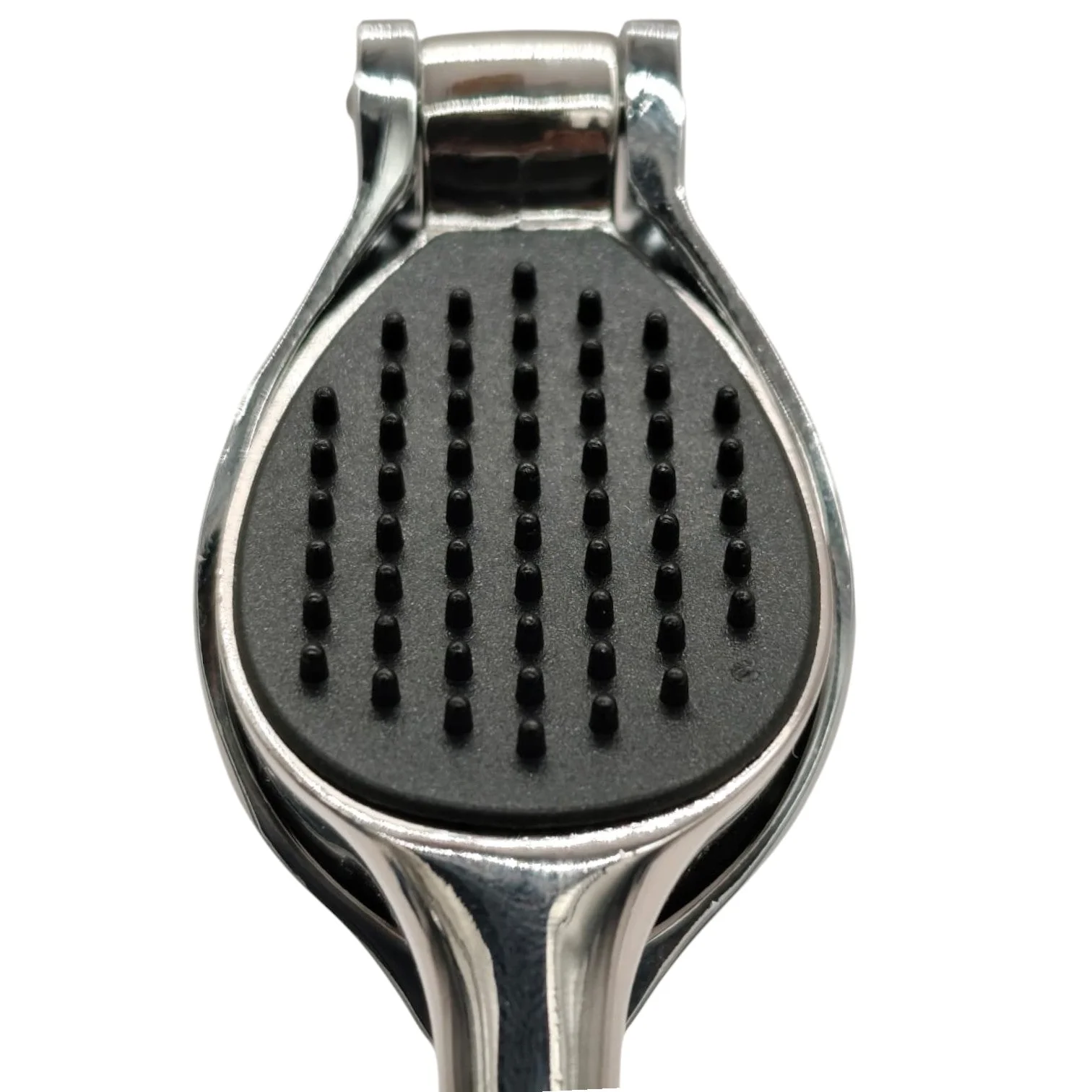 AKDC Stainless Steel Garlic Press, Heavy-Duty Garlic Squeezing Tool Effortless Garlic Crusher-20cm-Blue&Steel - Image 2