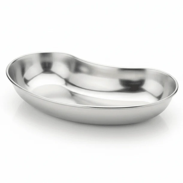 AKDC Stainless Steel Kidney Tray – 22cm × 12cm | Multi-Purpose Serving & Utility Dish