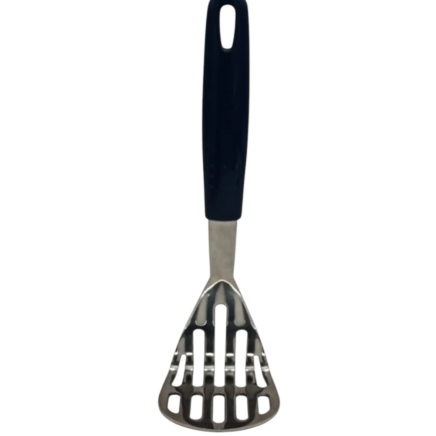 AKDC Stainless Steel Potato Masher Heavy Duty Masher for Avocados Beans Meat and Vegetables Ergonomic Kitchen Tool for Effortless Mashing Easy to Clean-25cmX8cm-Blue&Steel - Image 5