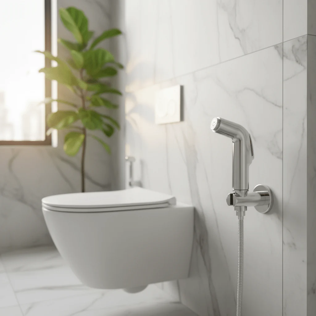 AKDC Stainless Steel Shattaf Head – Premium Bidet Spray Nozzle - Image 2