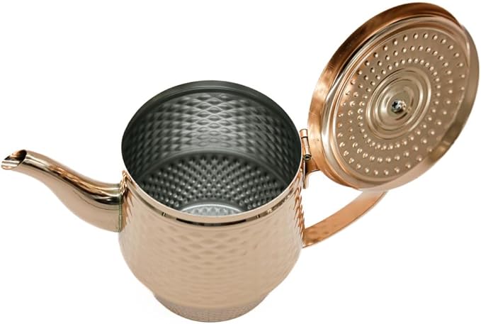 AKDC Stainless Steel Tea Pot 32Oz Copper - Image 2