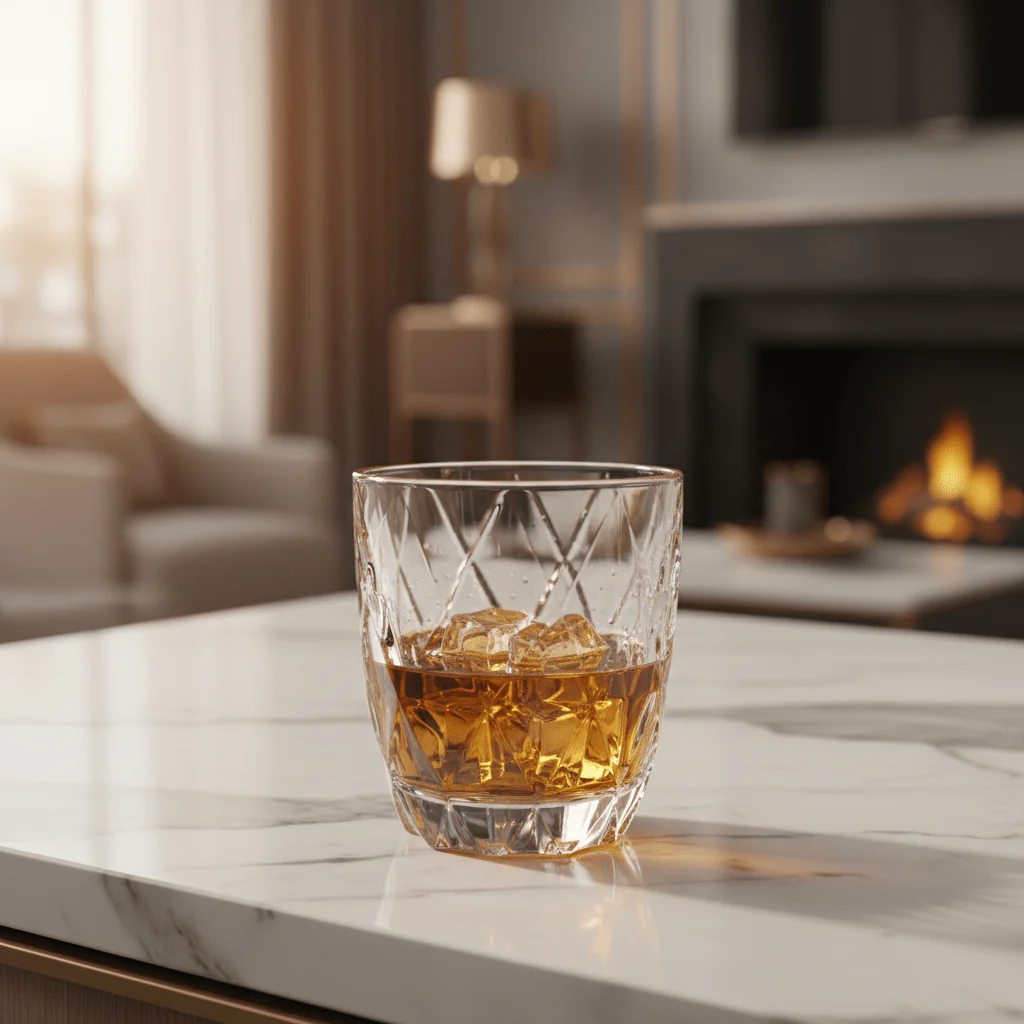 AKDC Standard Clear Glass Tumbler Strong Everyday Drinking Glass for Home and Office 350ml - Image 2