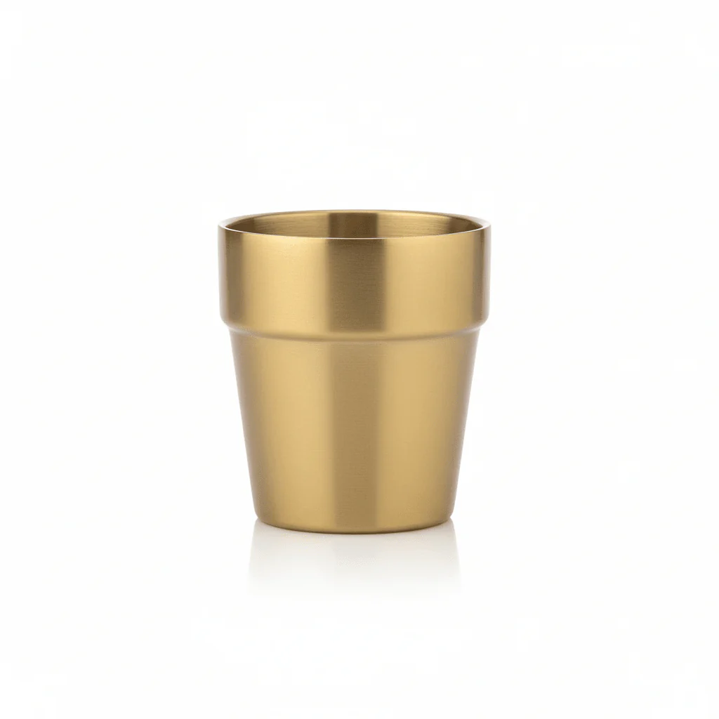 AKDC Gold Stainless Steel Double Wall Tumbler -250ml