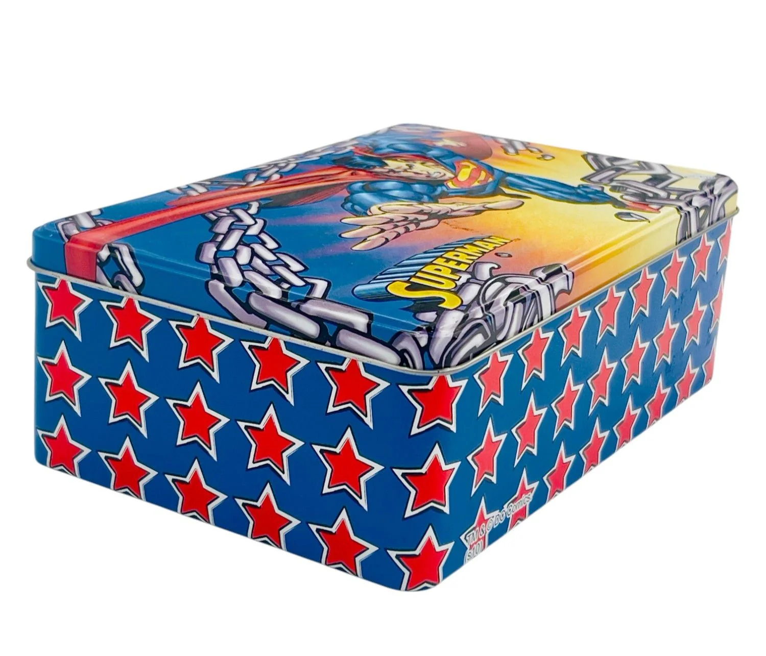 AKDC Superman Chain Breaker Metal Canister 20cm*13cm*7.5cm, Blue- W09803 - Image 2