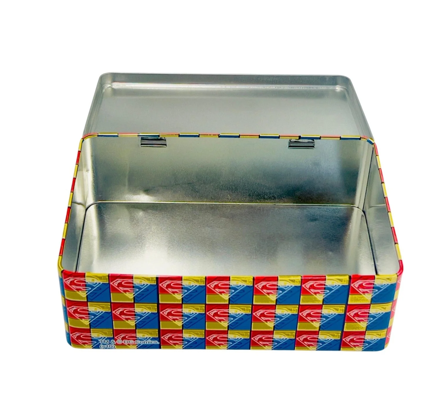 AKDC Superman War Metal Canister 20cm*13cm*7.5cm, Blue- W09803 - Image 3