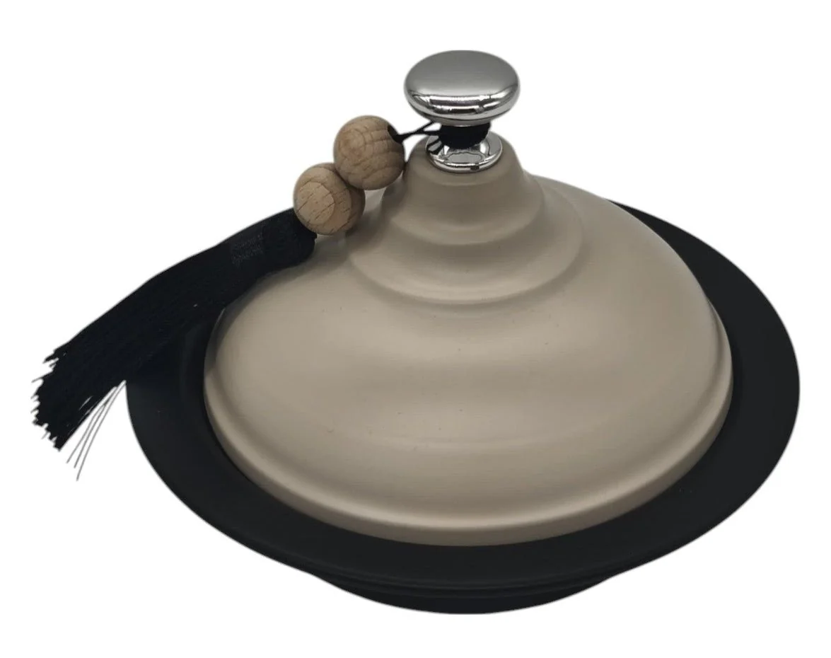AKDC Tajin with Lid 15cm*12cm, Black