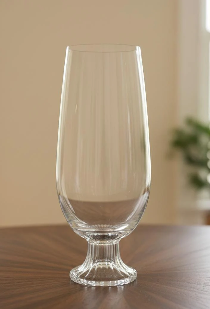 AKDC Tall Transparent Glass Vase – 35 cm Premium Floral Arrangement Vase - Image 2